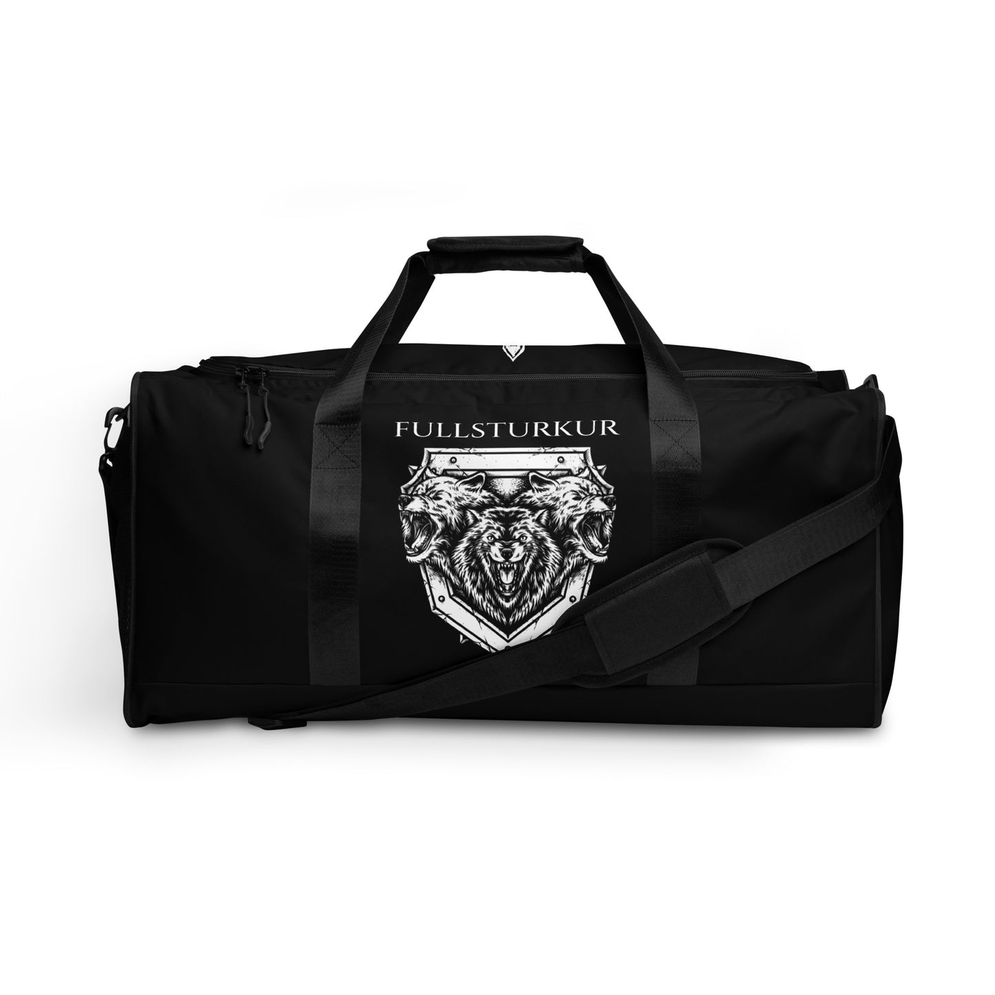 Duffle bag - Black / White Cerberus Bag