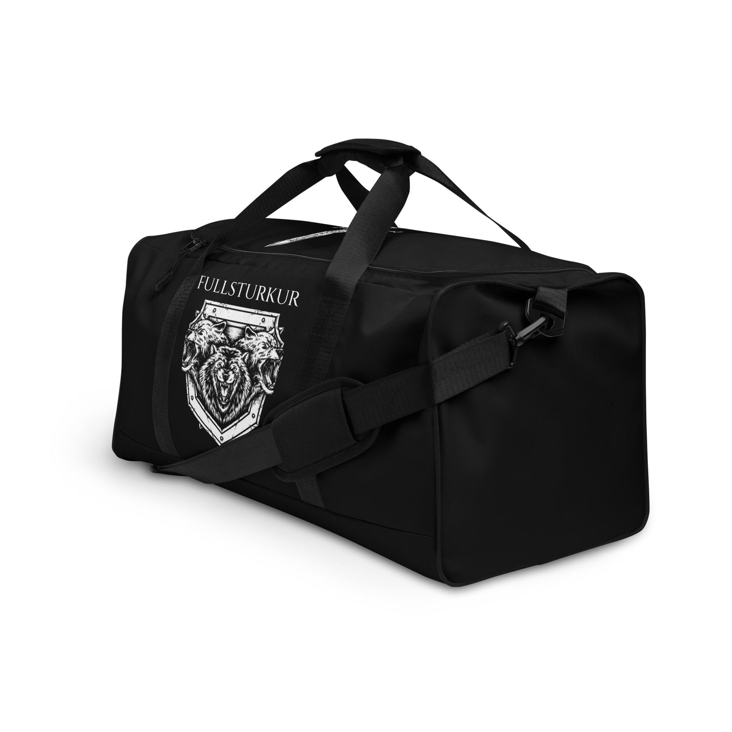 Duffle bag - Black / White Cerberus Bag