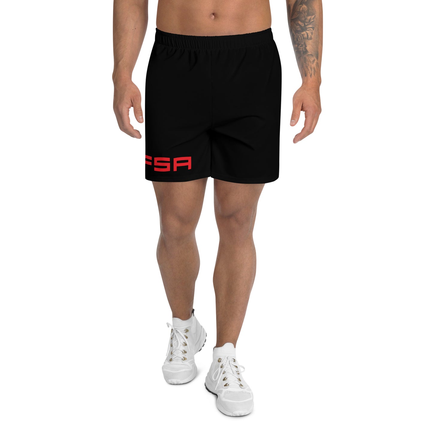 Men's Athletic Shorts / Black / Red FSA Low