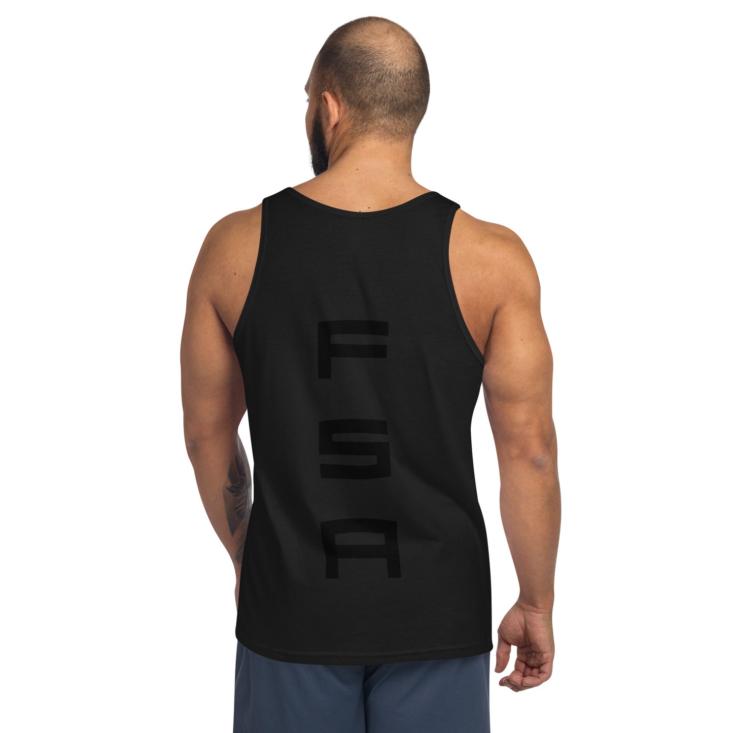 Mens Tank Top / Black FSA