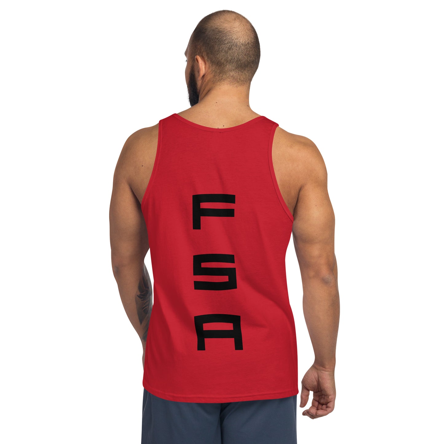 Mens Tank Top / Black FSA