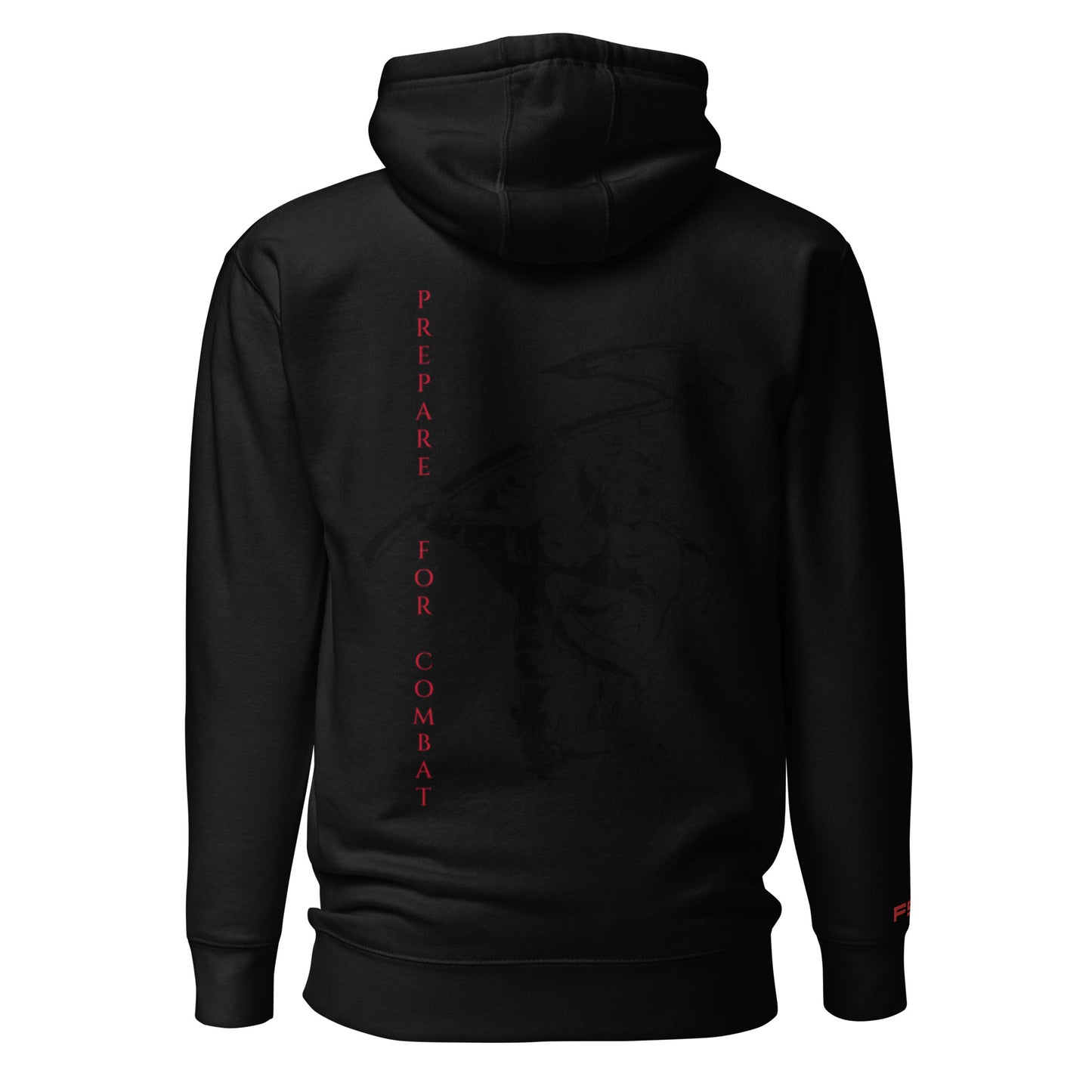 Unisex Hoodie / Black Logo / PFC (Red)