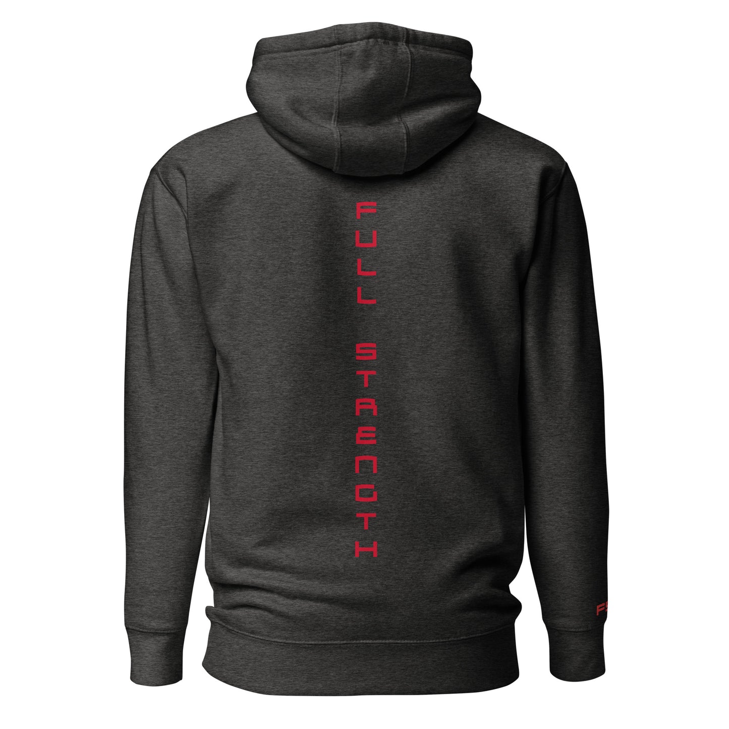 Unisex Hoodie / Black / Black-Red Logo / Red Full Strength / Red FSA