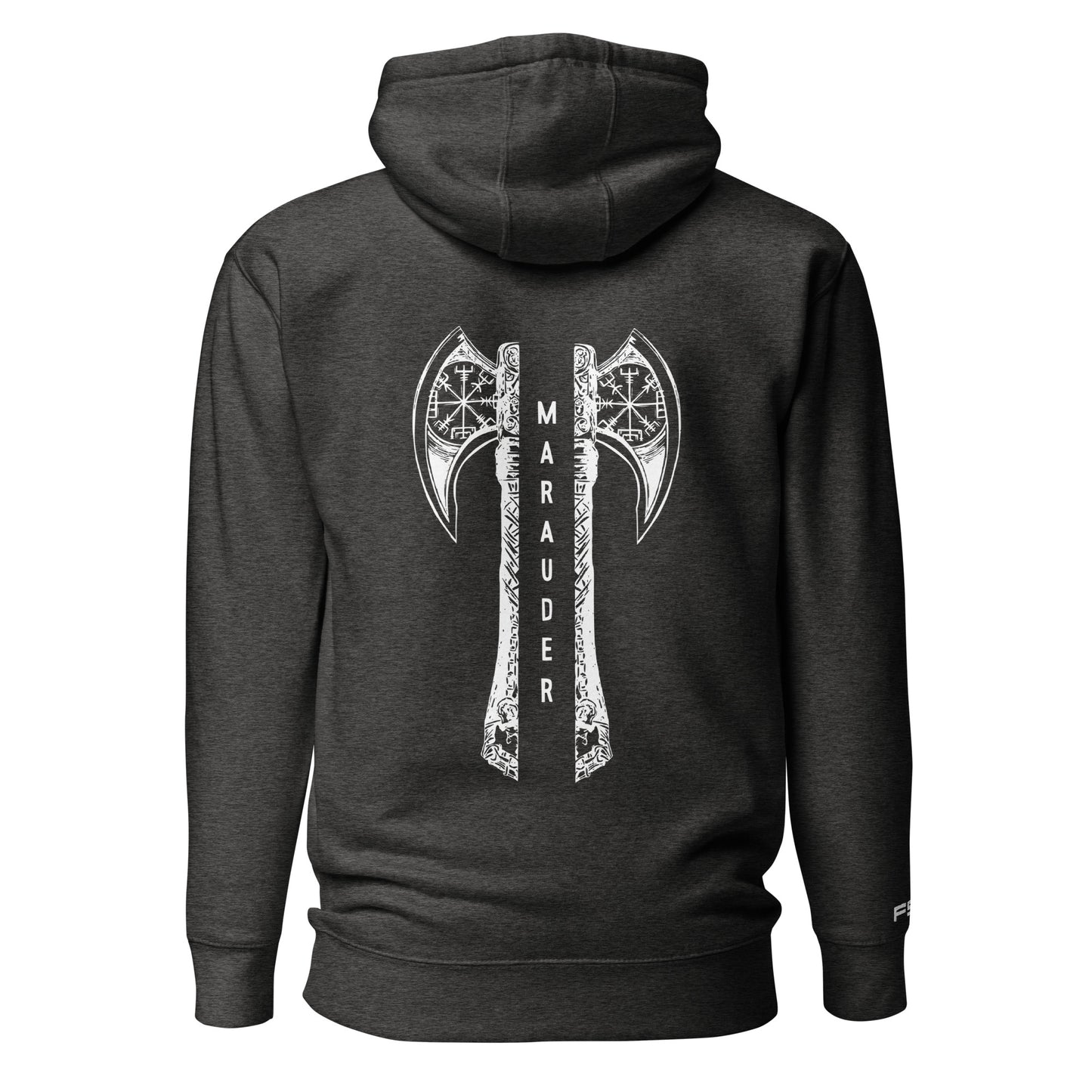 Unisex Hoodie / Black / White Logo / M17