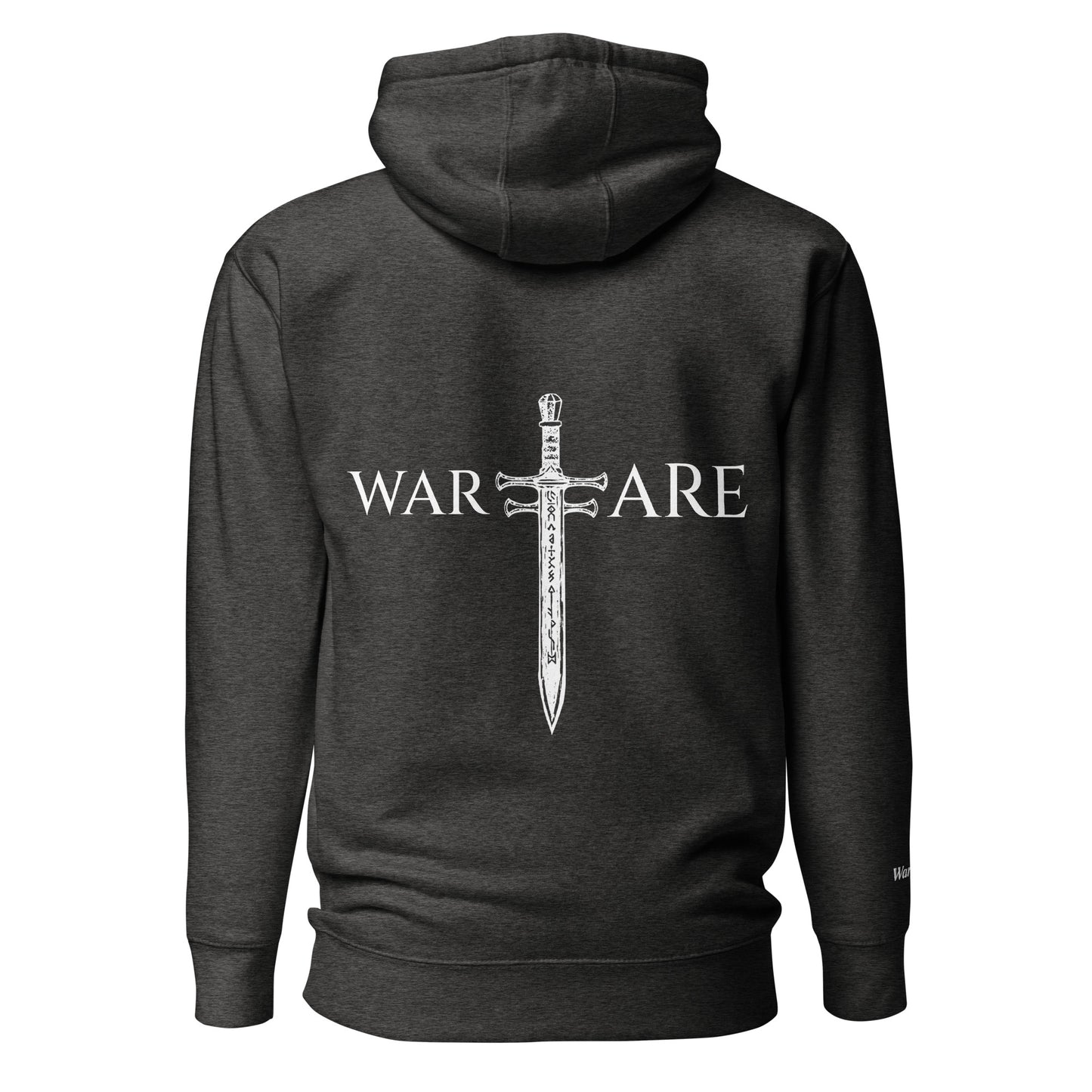 Unisex Hoodie / White Logo / Warfare