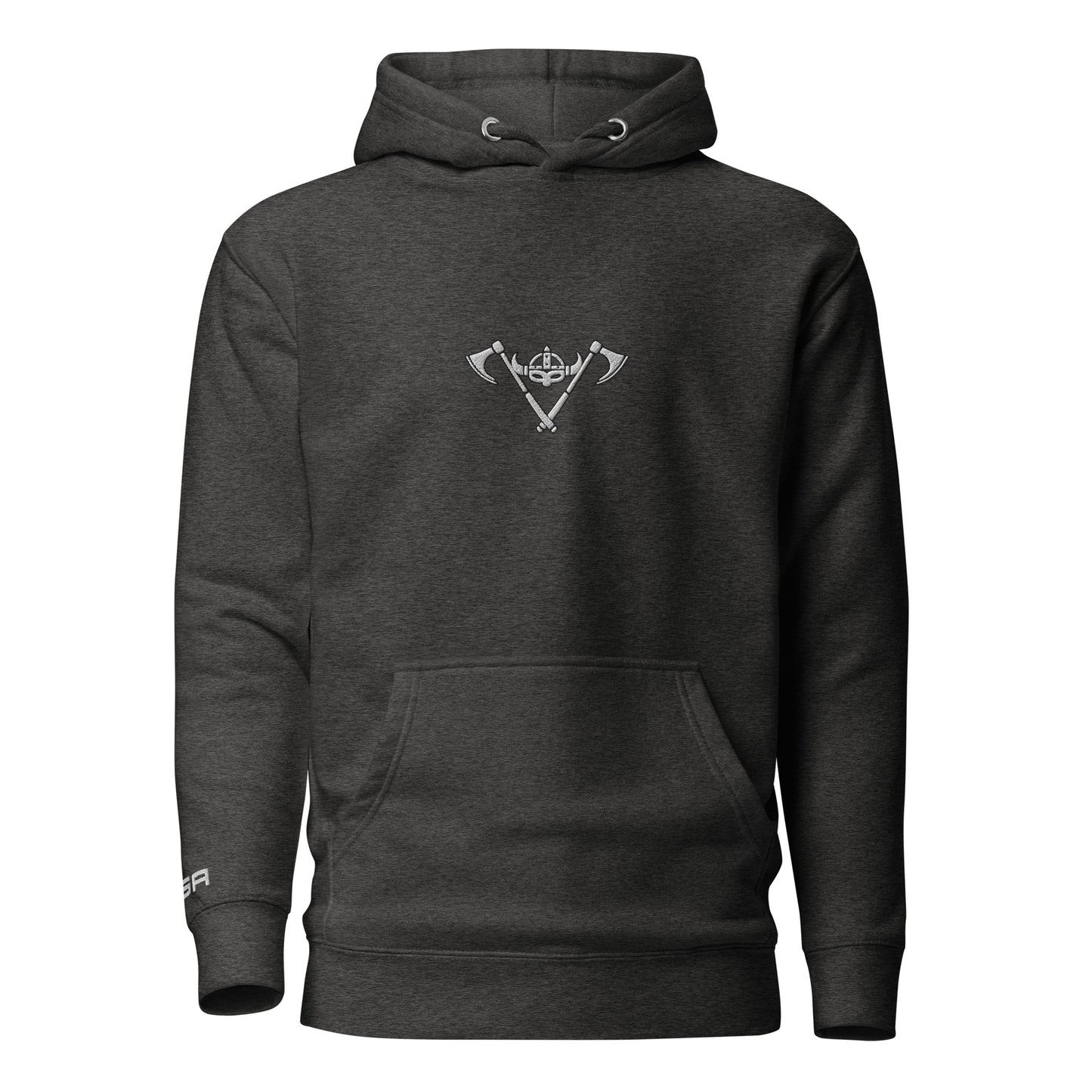 Unisex Hoodie / White Logo Center / M18