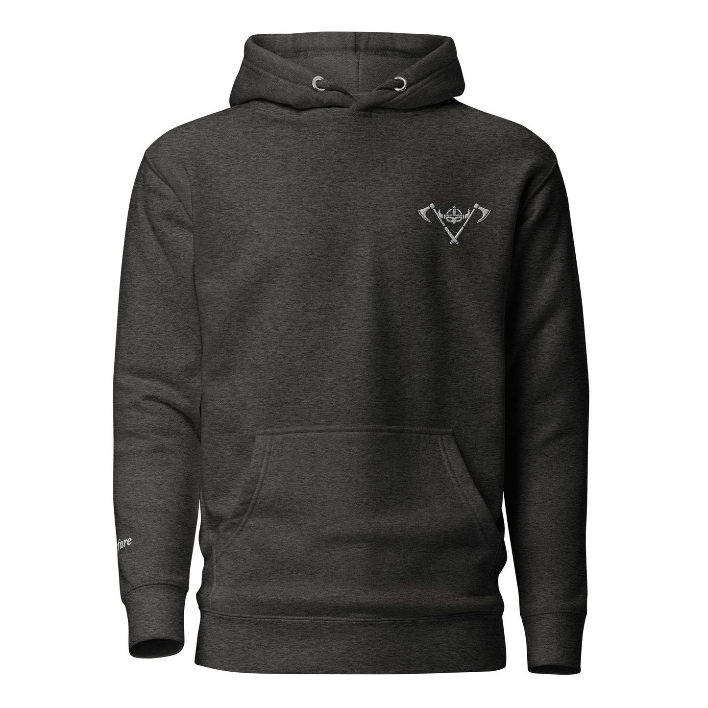 Unisex Hoodie / White Logo / Warfare