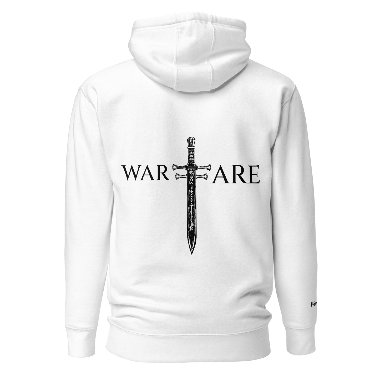Unisex Hoodie / Black Logo / Warfare