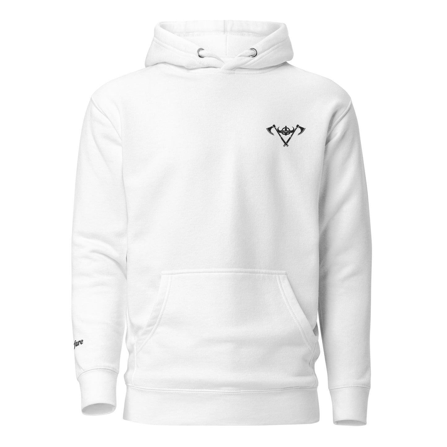 Unisex Hoodie / Black Logo / Warfare