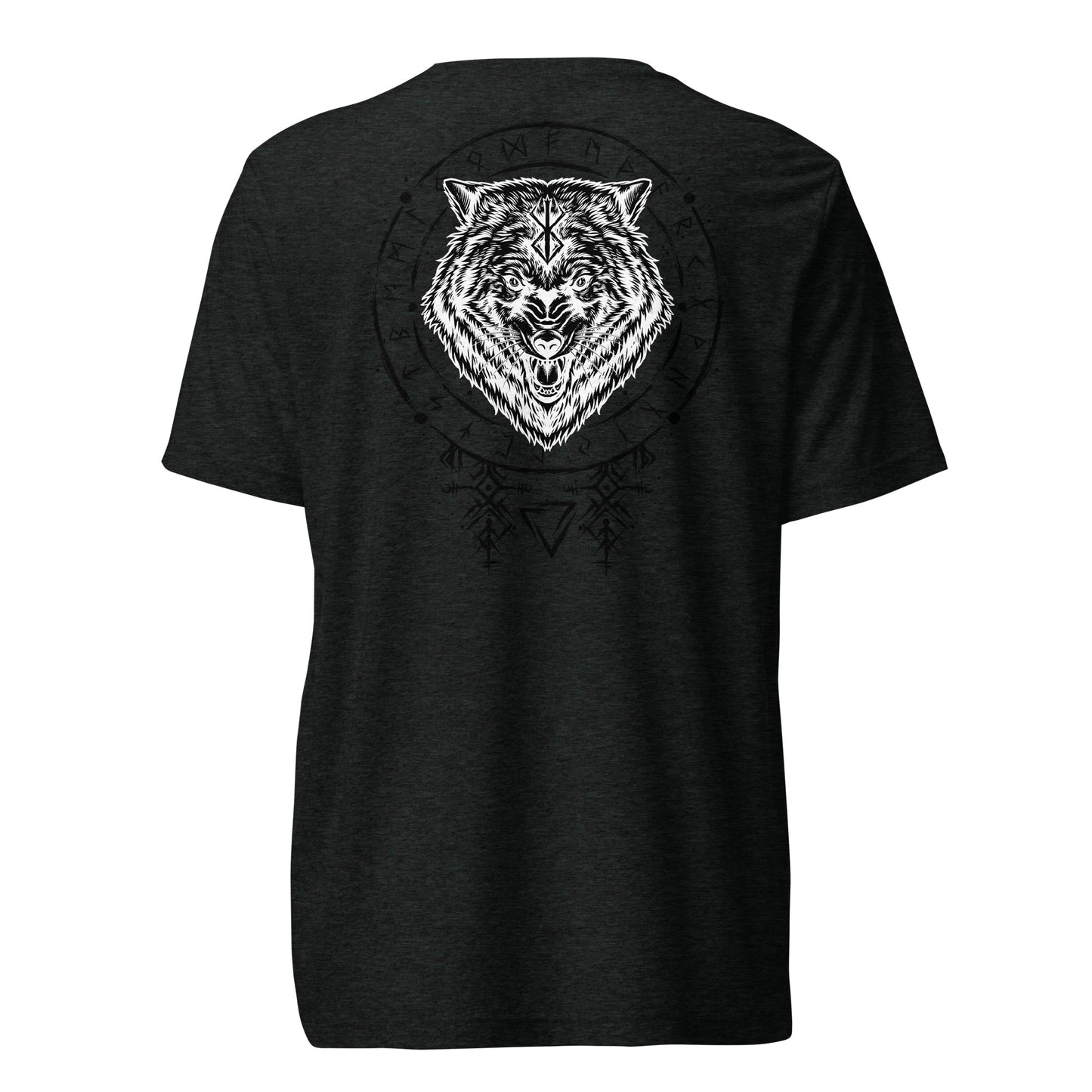 Mens Short sleeve t-shirt / White Logo / W/B Ulfhednar