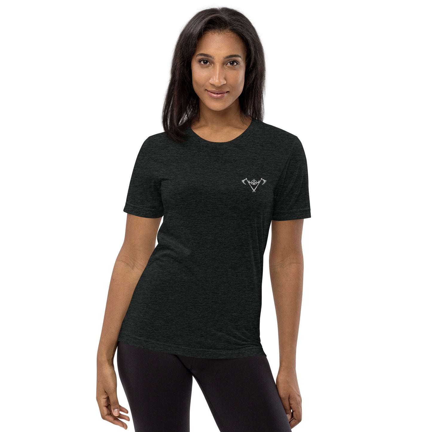 Womens Short Sleeve t-shirt / White Logo