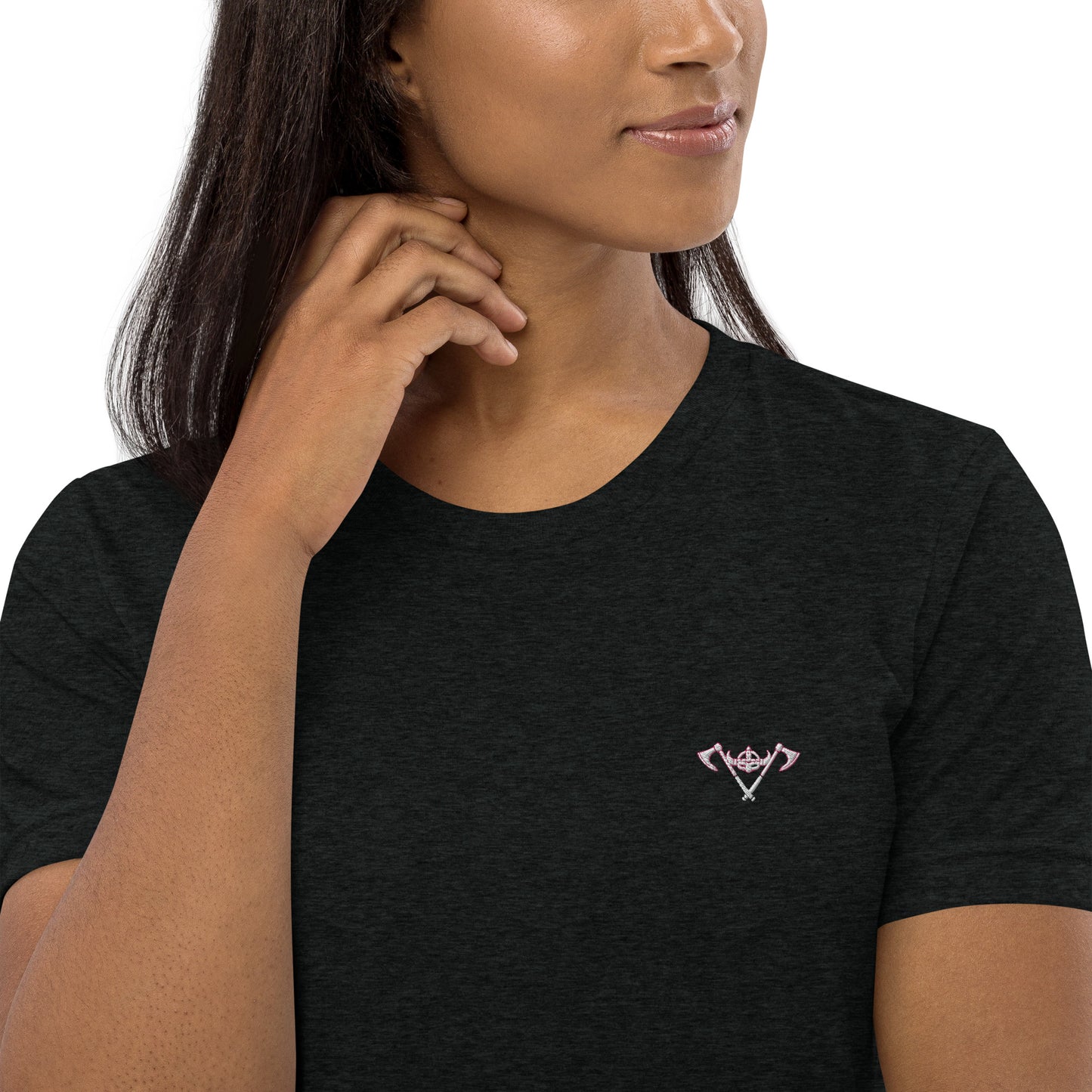 Womens Short sleeve t-shirt / White-Red Logo / Valkyrie