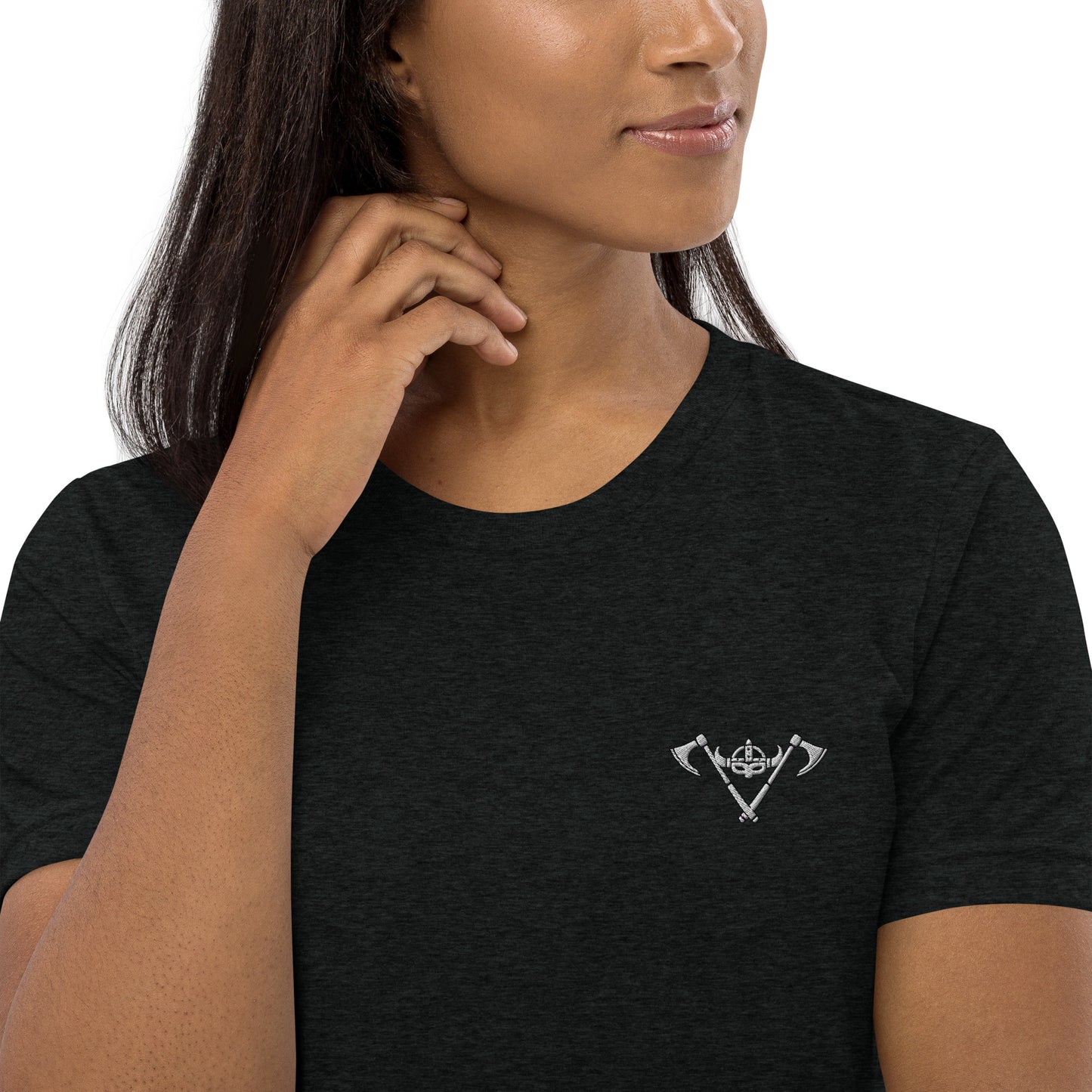 Womens Short Sleeve t-shirt / White Logo