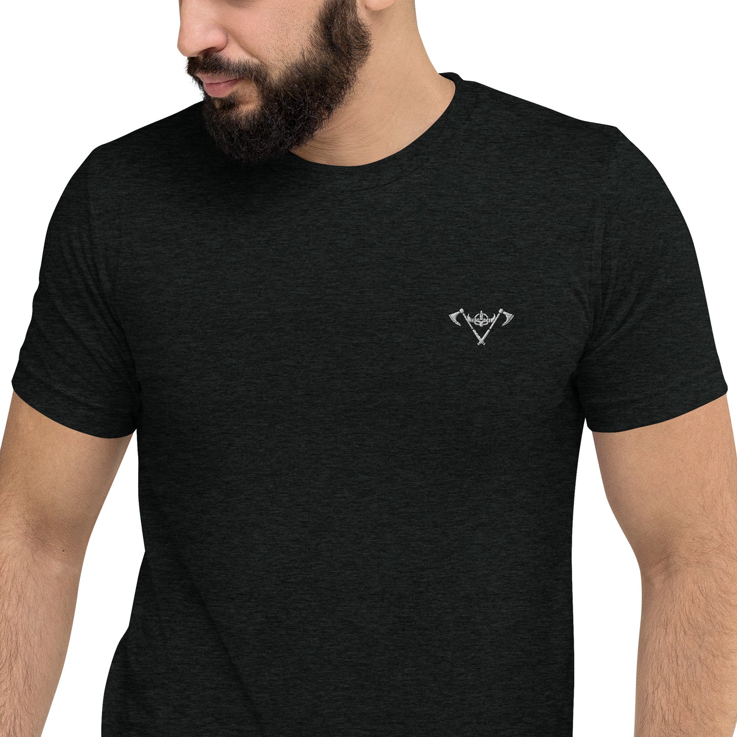 Mens Short sleeve t-shirt / White Logo / Full Strength