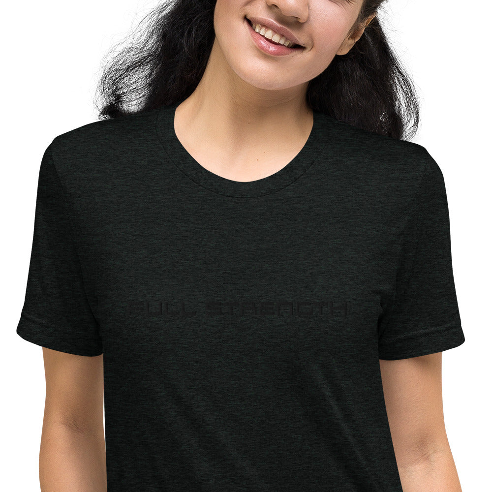 Womens Short sleeve t-shirt / Black Full Strength / Valkyrie Warrior