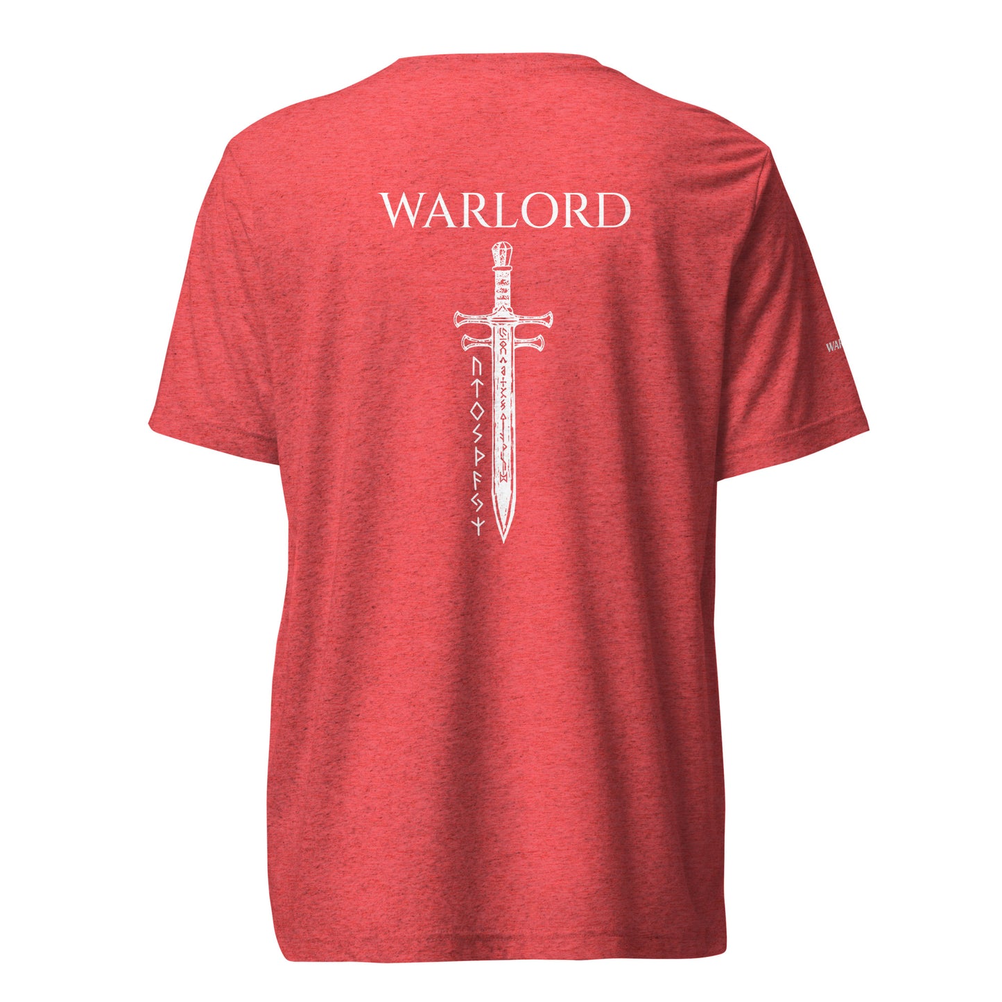 Mens Short sleeve t-shirt / White Logo / Warlord Runes