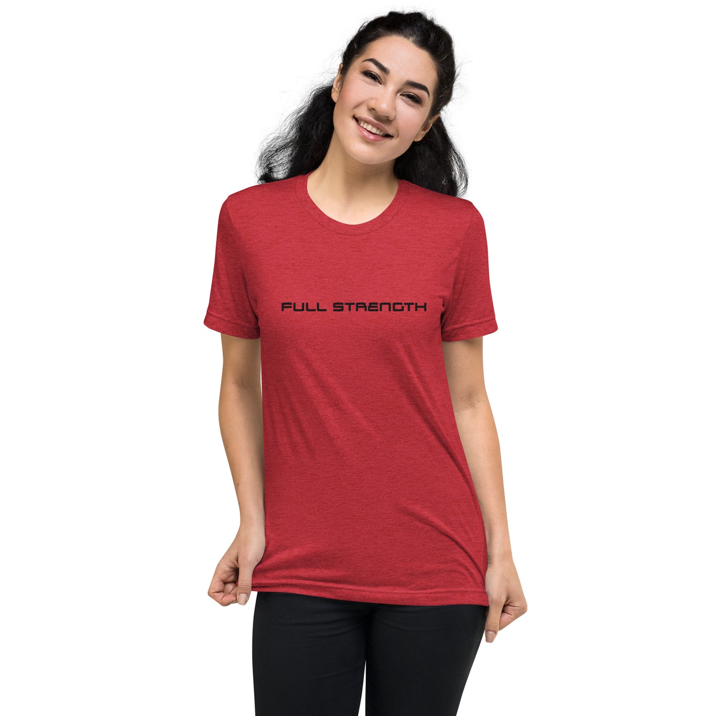 Womens Short sleeve t-shirt / Black Full Strength / Valkyrie Warrior