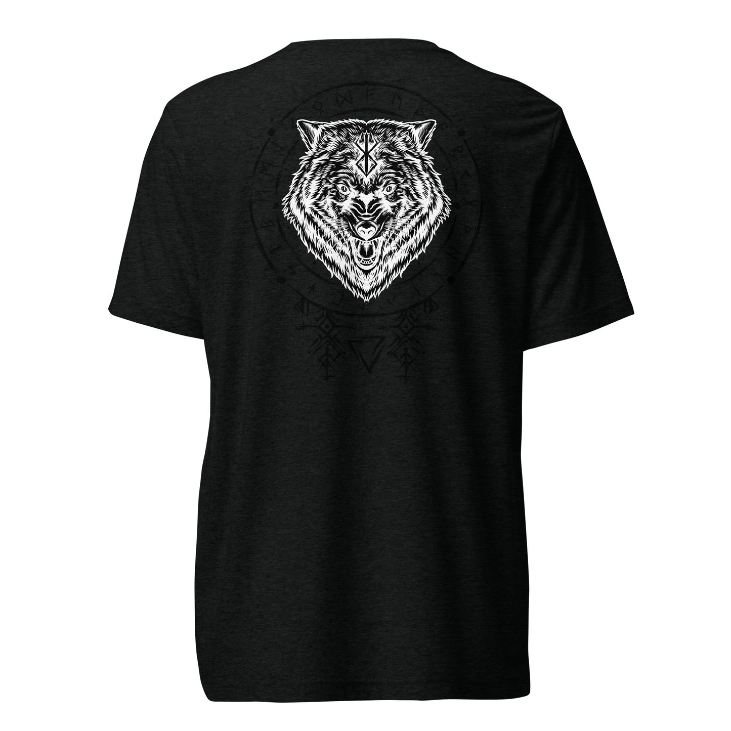Mens Short sleeve t-shirt / White Logo / W/B Ulfhednar