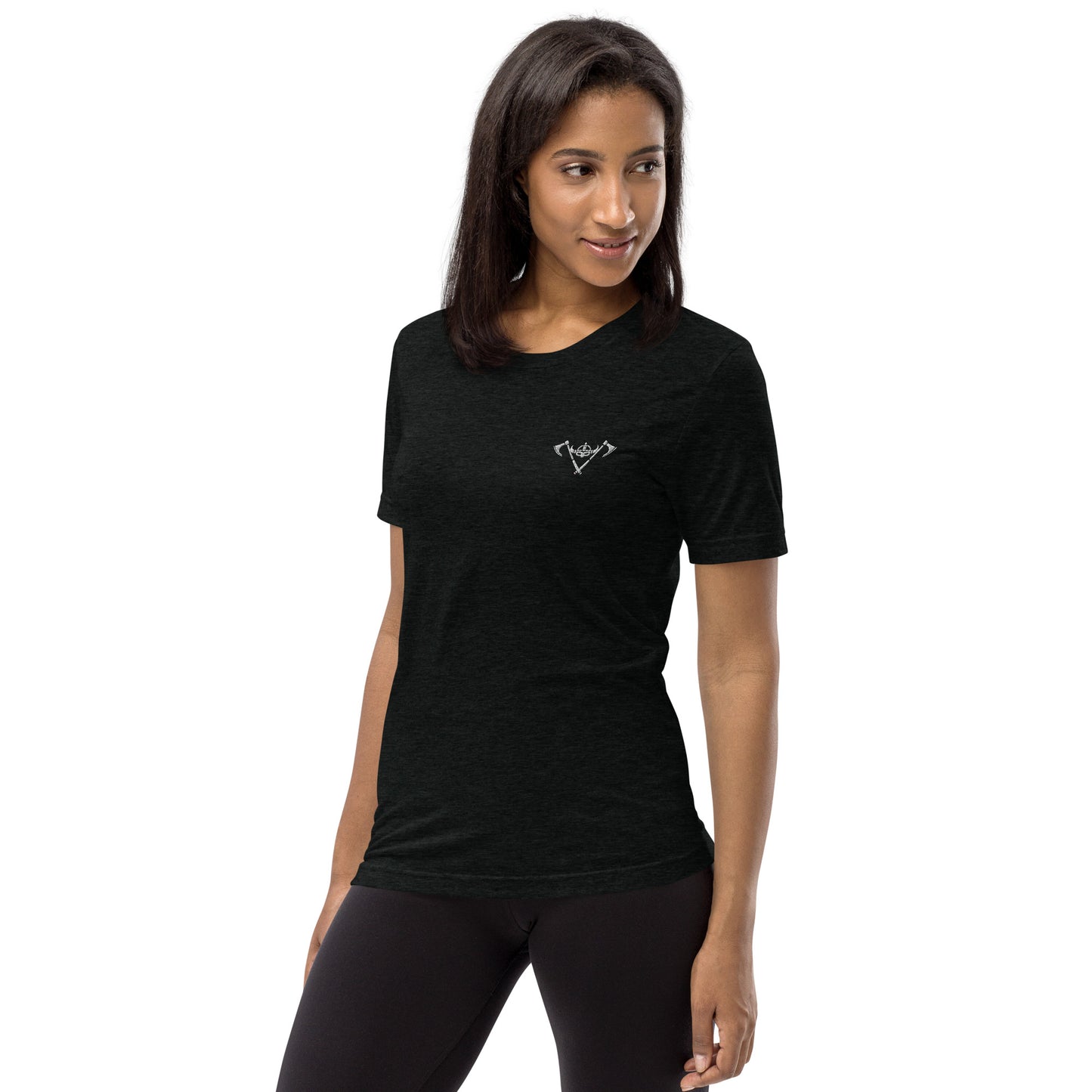 Womens Short Sleeve t-shirt / White Logo