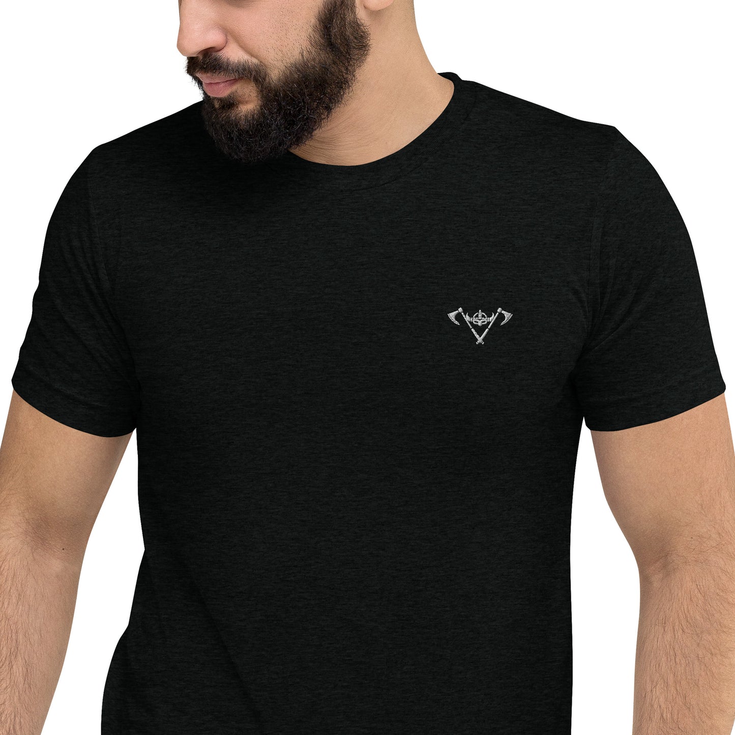 Mens Short sleeve t-shirt / White Logo / Full Strength
