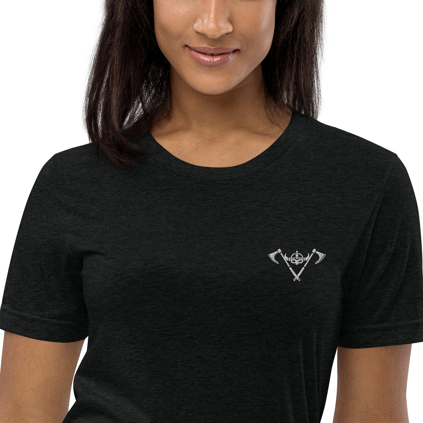 Womens Short Sleeve t-shirt / White Logo