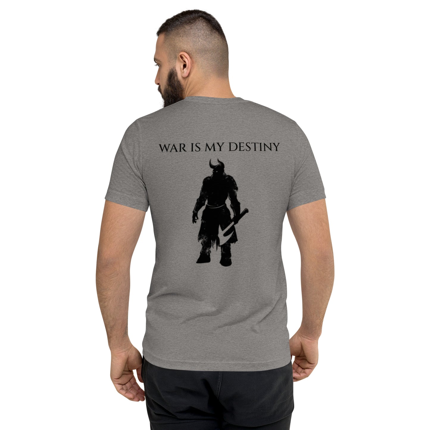 Mens Short sleeve t-shirt / Black Logo / Destiny