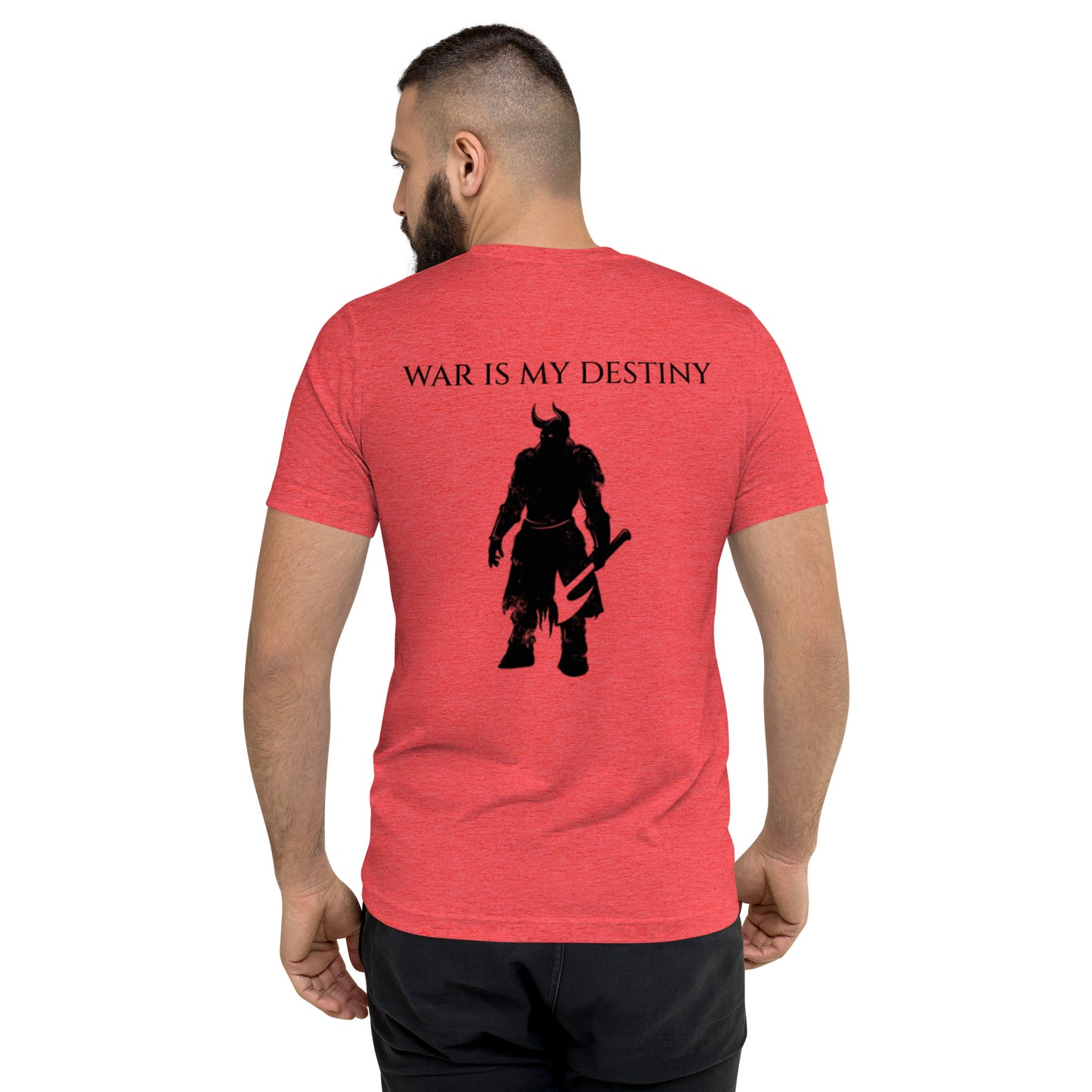 Mens Short sleeve t-shirt / Black Logo / Destiny