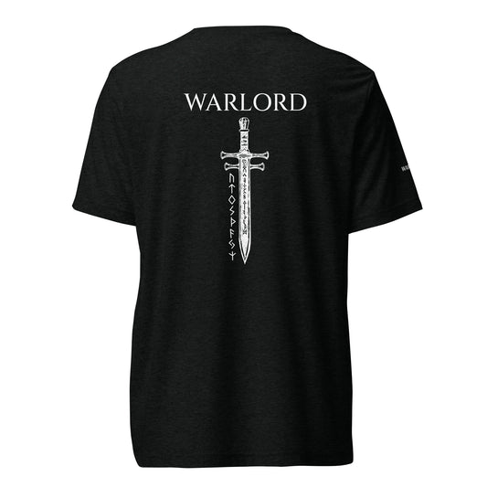 Mens Short sleeve t-shirt / White Logo / Warlord Runes